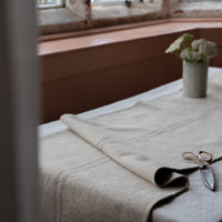 Rustic Natural Stripe Grainsack Fabric Sample