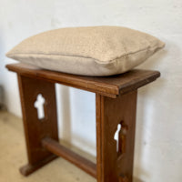 Rustic Woven Jute Grainsack Oblong Cushion