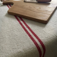 Rustic Red Stripe Grainsack Tablerunner