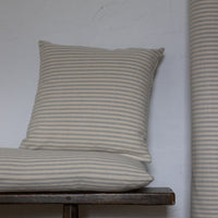 NEW 'Mariola' Recycled Stripe Grainsack Cushion - Sky Blue
