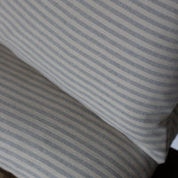 NEW 'Mariola' Recycled Cotton Stripe Bench Cushion - Sky Blue