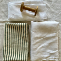 Summer Window & Soft Ticking Fabric Pack - 'Blue Notes'