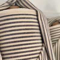 Handmade 'Mariola' Recycled Stripe Roman Blind Fabric Sample