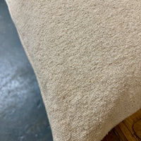 'No Waste' Rustic Ecru Grainsack Large Bench Cushion