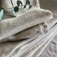 Italien Woven Linen Hemp Napkins - Soft Natural