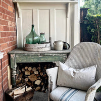 'No Waste' Italian Water Repellent Outdoor Linen Oblong Cushion