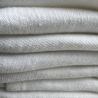 Italien Woven Linen Hemp Napkins - Soft White