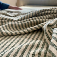 Handmade 'Mariola' Recycled Stripe Roman Blind Fabric Sample