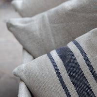 Archive | Montblanc Black Stripe Linen Oblong Cushion 50 x 30cm