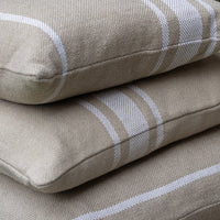 Archive | 'Montblanc' Rustic White Stripe Linen Cushion Cover 45cm