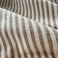NEW 'Mariola' Recycled Striped Cotton -'Caramel'