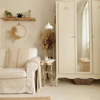 Rustic Natural Stripe Grainsack Cushion