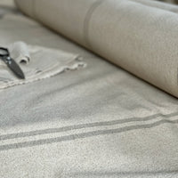 Rustic Natural Stripe Grainsack Fabric