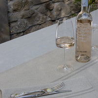 Rustic French Natural Stripe Grainsack Table Runner