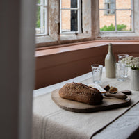 Rustic French Natural Stripe Grainsack Table Runner