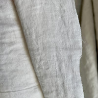 Double Width Italien Woven Linen + Hemp - Soft White