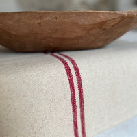 Rustic Red Stripe Grainsack Tablerunner