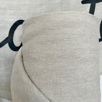 Double Width Woven Italian Linen + Hemp - 'Oyster'