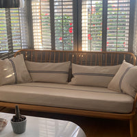 Bespoke Handmade Bordered Seat Cushion