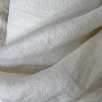 Double Width Italien Woven Linen + Hemp - Soft White