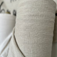 'No Waste' Double Width Italien Woven Linen & Hemp -'Natural'