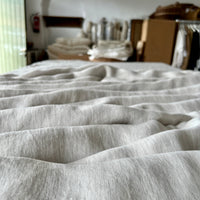 Double Width Italien Woven Linen & Hemp Sample - 'Natural'