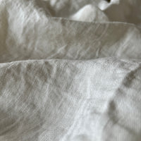 Double Width Woven Italian Linen + Hemp Sample - 'Buttermilk'