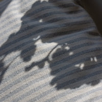 Mariola Recycled Cotton Stripe Cushion | Sky Blue