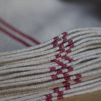 Rustic Red Stripe Grainsack Placemat