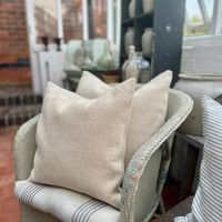 Rustic Woven Jute Grainsack Cushion