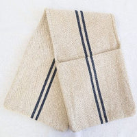 Rustic Blue Stripe Grainsack Ovengloves