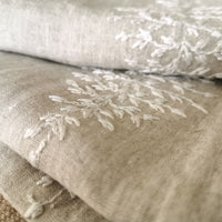 French Embroidered Linen Napkin