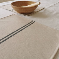 Recycled French Stripe Grainsack Placemat