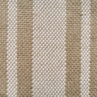 Double Width 'Montblanc' Rustic White Stripe Linen Sample