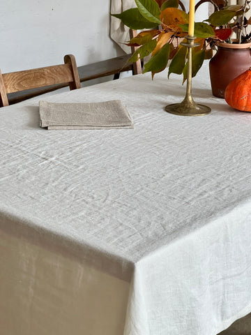 Soft Woven Italien Linen Hemp Tablecloth