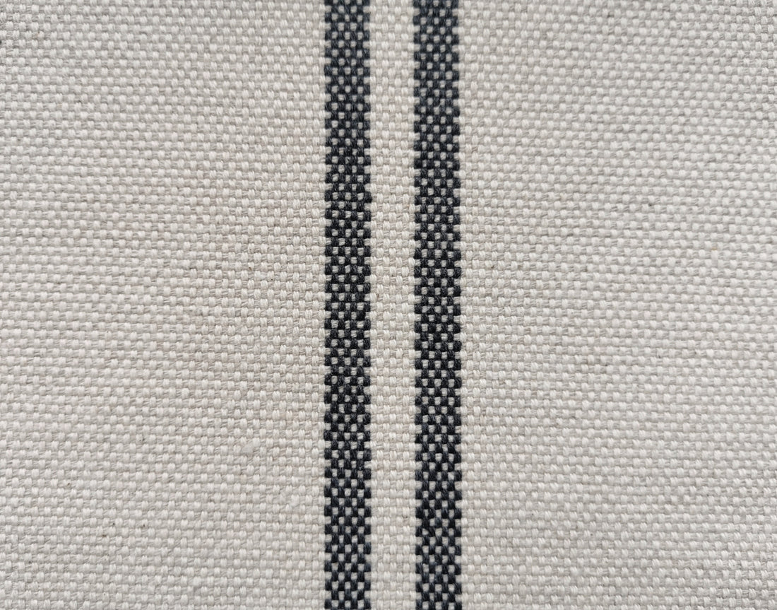 'Recover' Recycled French Stripe Grainsack Placemat