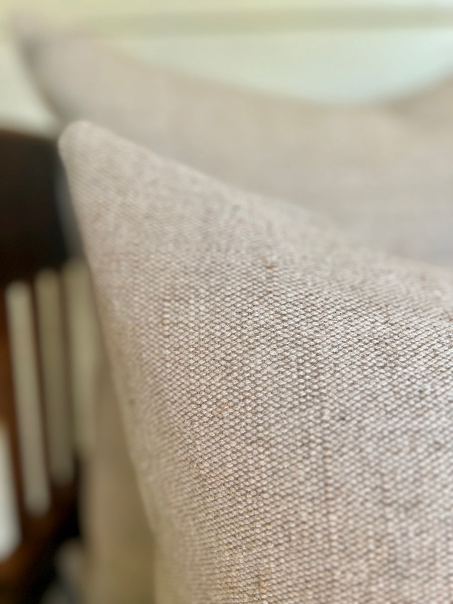Rustic Woven Jute Grainsack Cushion