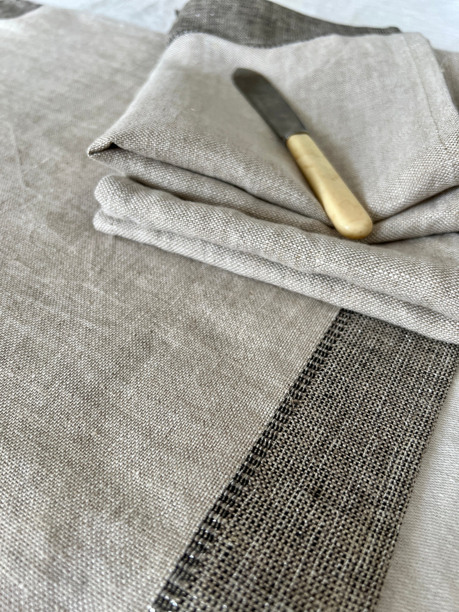 French Woven Linen Placemats - by Charvet Editions