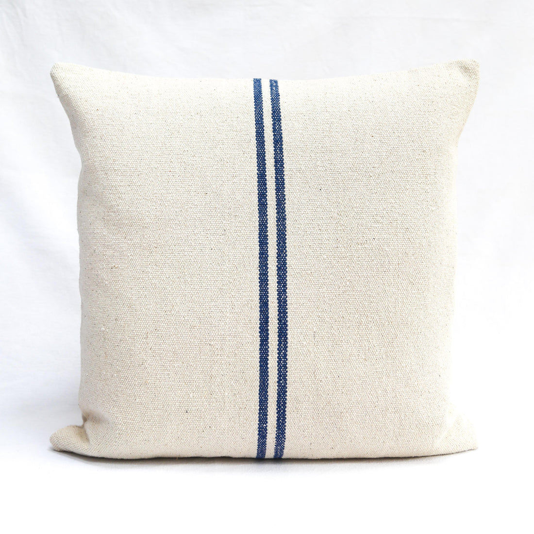  Archive | Blue Stripe Grainsack Cushion Cover - 45cm
