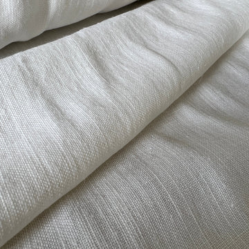 Wide Width - Soft White French Linen