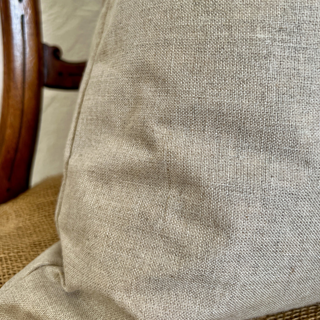 'No Waste' Italian Water Repellent Outdoor Linen Oblong Cushion