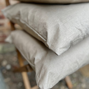 'No Waste' Italian Water Repellent Outdoor Linen Cushion