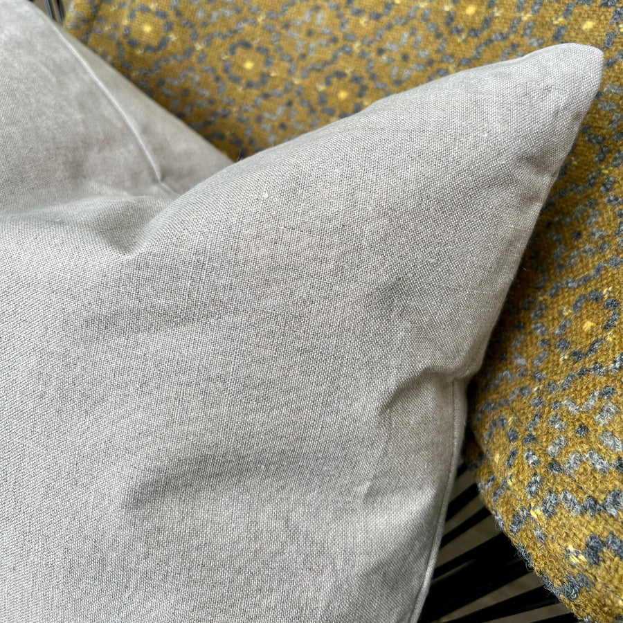 Italian Sustainable Water Repellent Linen Outdoor Cushion