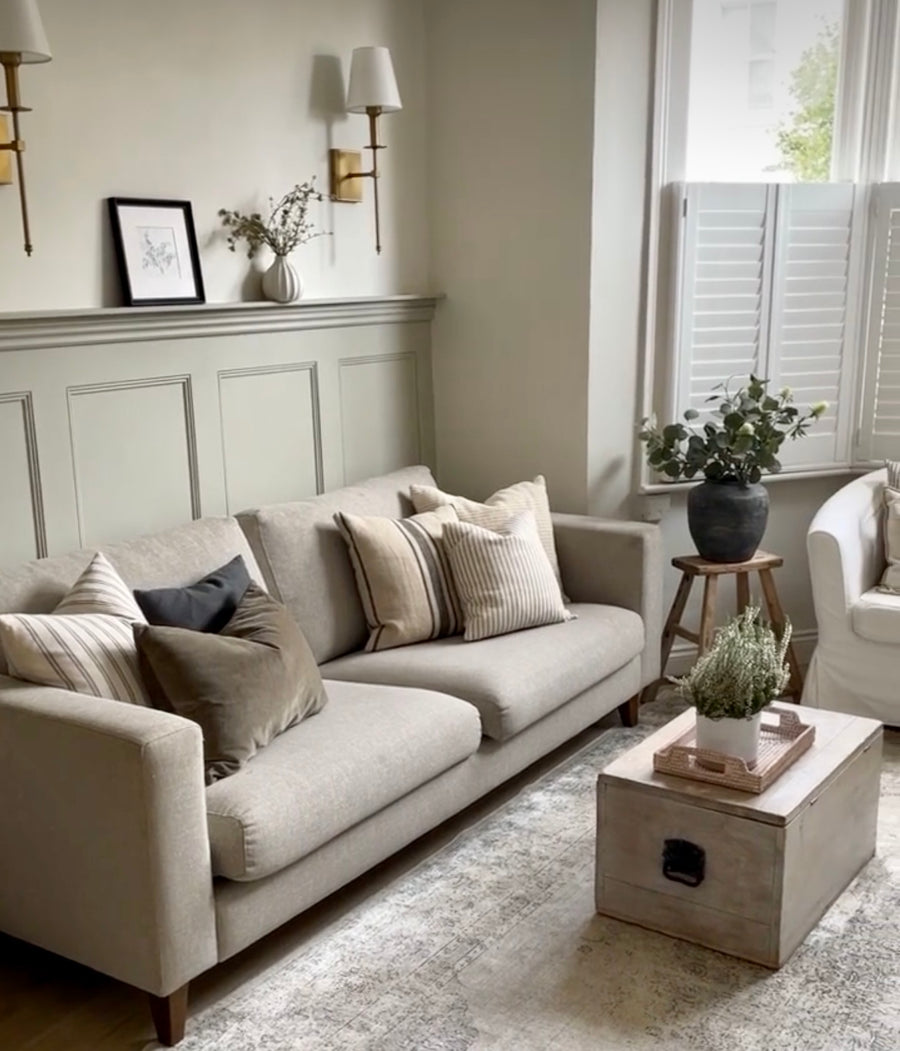 Black linen pillows sales