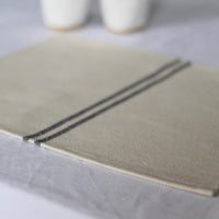 'Recover' Recycled French Stripe Grainsack Placemat
