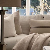 Archive |‘Recover' Recycled Stripe Grainsack Cushion 50 x 35cm