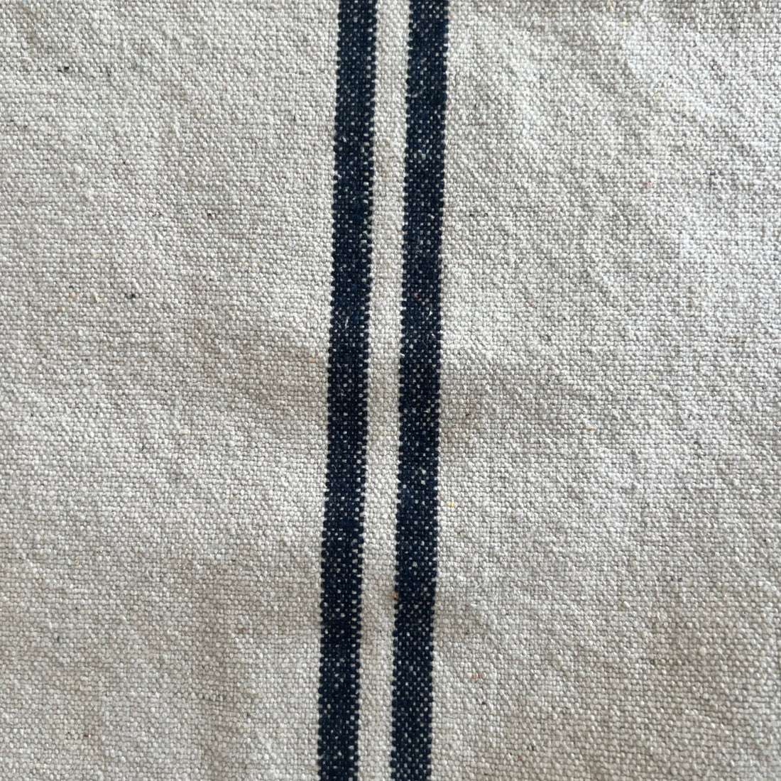 Rustic Blue Stripe Grainsack Fabric