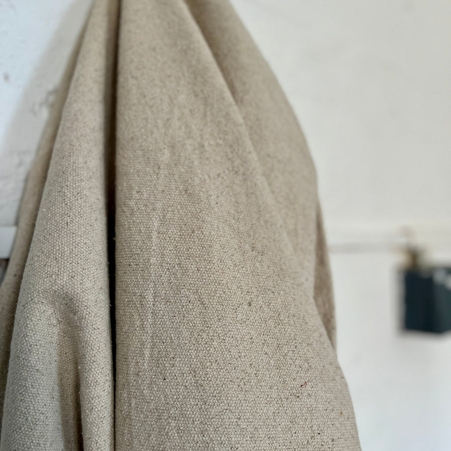 Rustic Ecru Grainsack Fabric