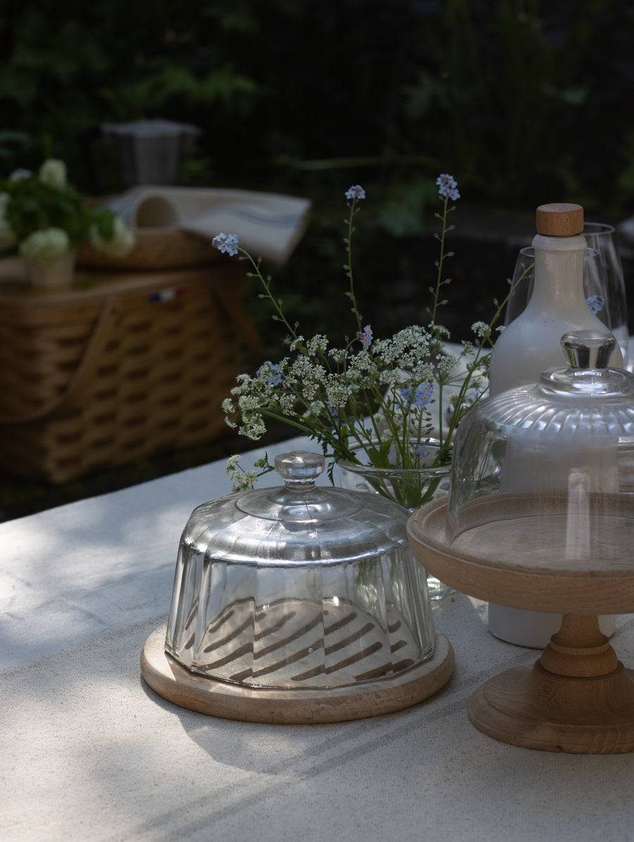 Rustic French Natural Stripe Grainsack Table Runner