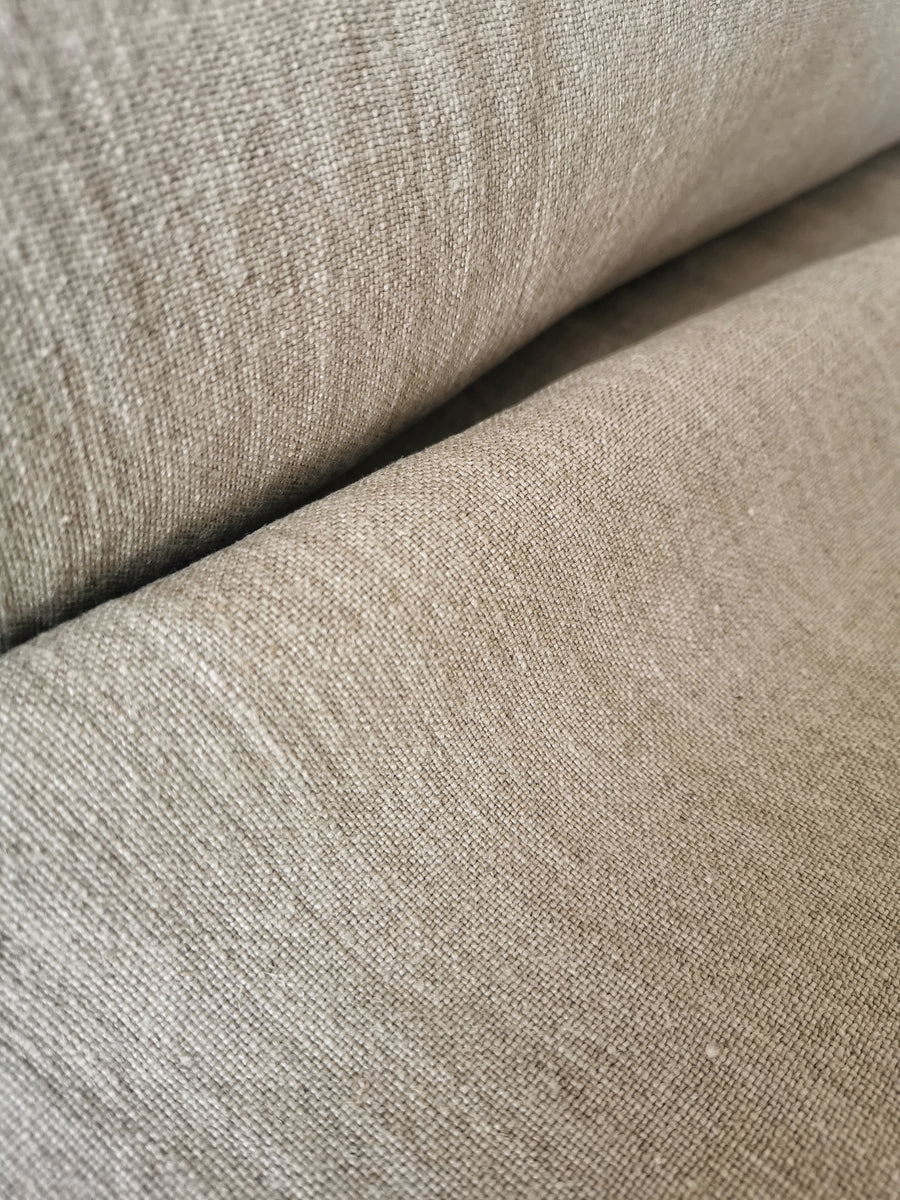 Soft Natural French Slubby Wide Width Linen Sample